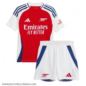 Camiseta Arsenal Declan Rice #41 Primera Equipación Replica 2024-25 para niños mangas cortas (+ Pantalones cortos)